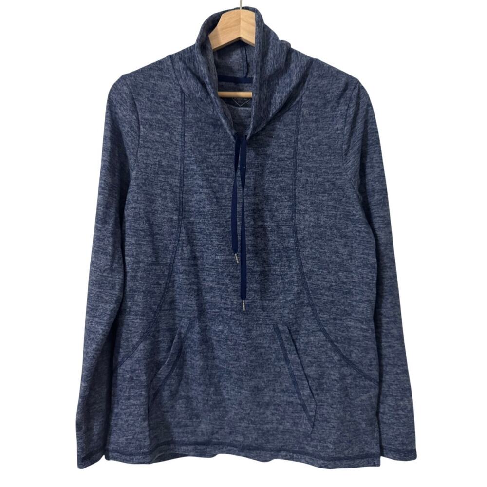 St. John's Bay American Navy SD Lightweight Cowl Neck Sweater Size Small NWT‎